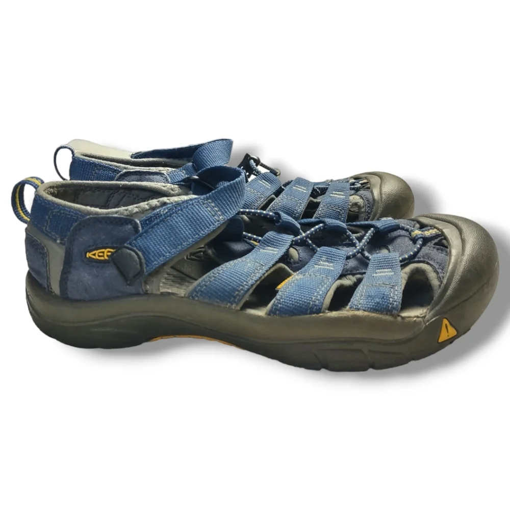 Keen Newport H2 Sandals Blue Yellow Youth Size 6